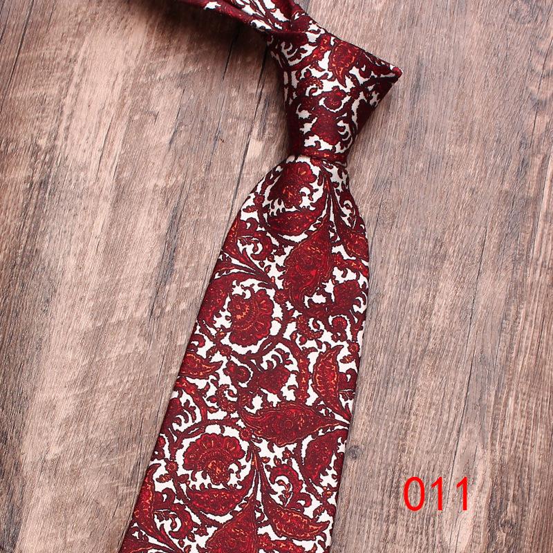 Rael 9Cm Business Casual Tie Men'S Printed Tie, Printed British Retro Tie