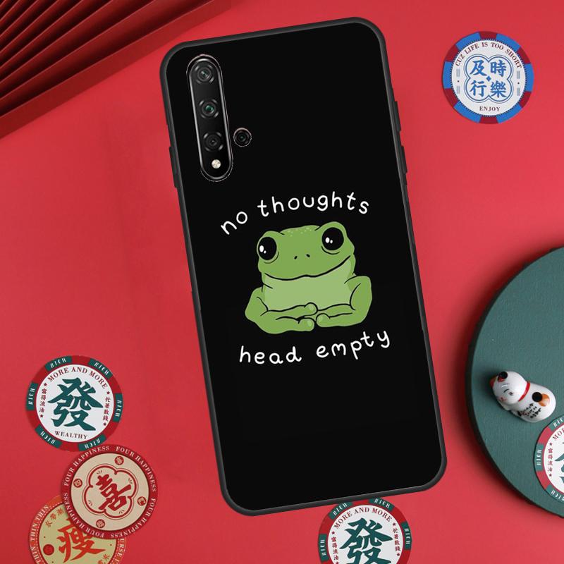Cute Cartoon Frog For Huawei Nova Y60 Y70 Y90 Y72 Y73 Y61 Y91 7i 8i 11i 12i 12s 9 10 SE P20 P30 P40 Lite Case