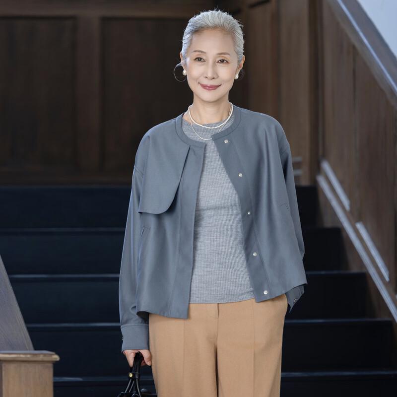 Mu Zi Women's Elegant Casual Short Jacket for Spring/Autumn