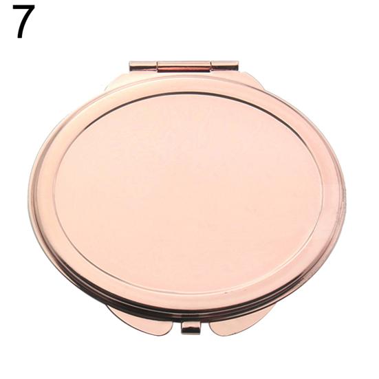 Liebe Tragbarer Kopf Katze Herz Rund Quadrat Faltspiegel Make-up Kosmetikwerkzeug