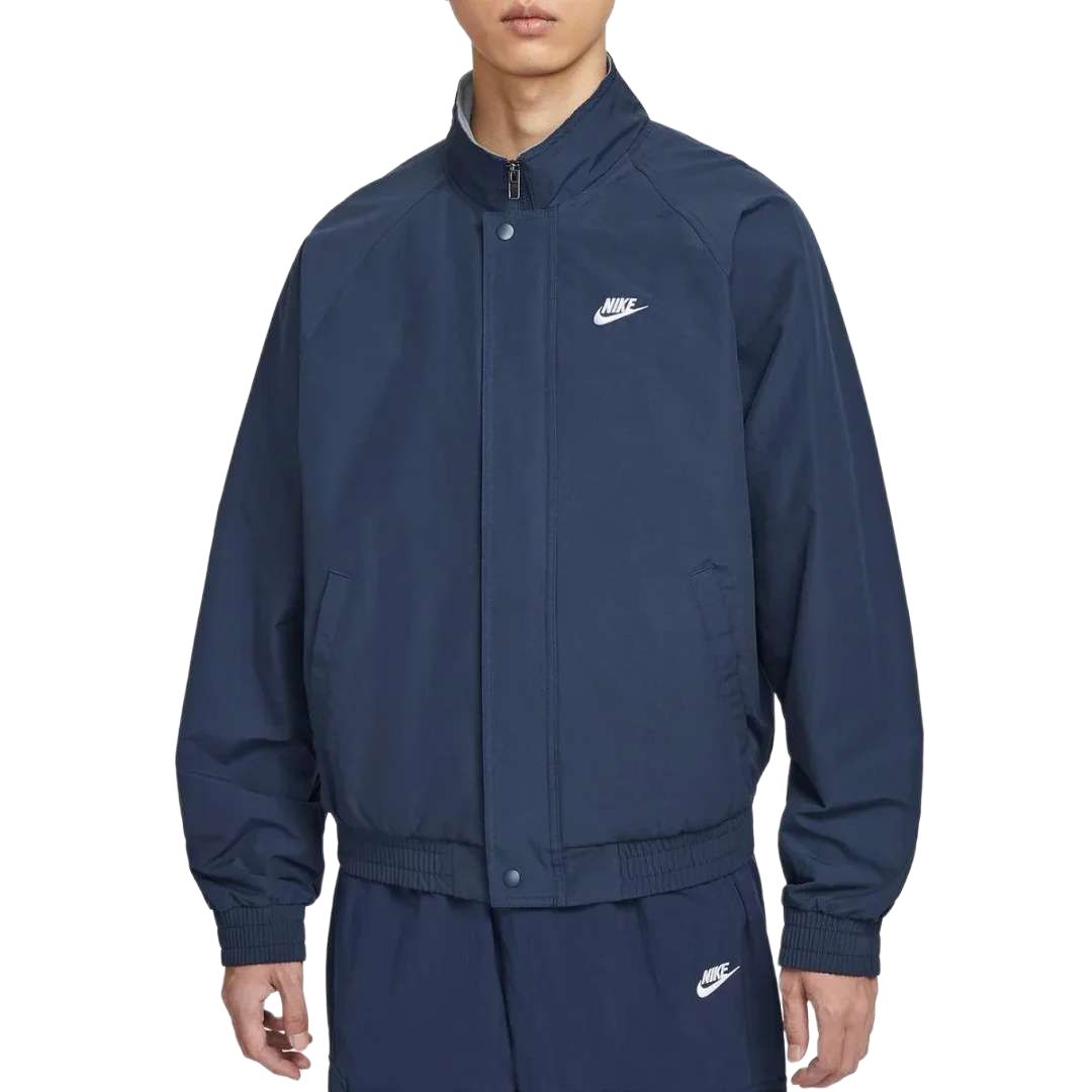 

Nike Club Polo Neck Sports Casual Loose Jacket Men Jacket Blue FZ0657451 XL