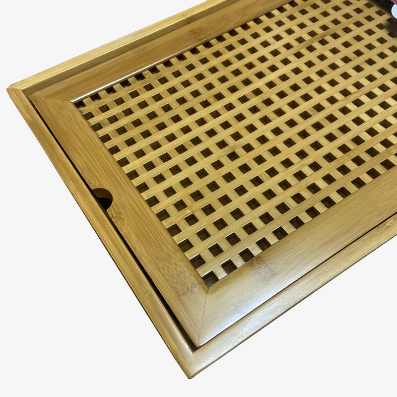 Bamboo Tea Tray with Water Storage