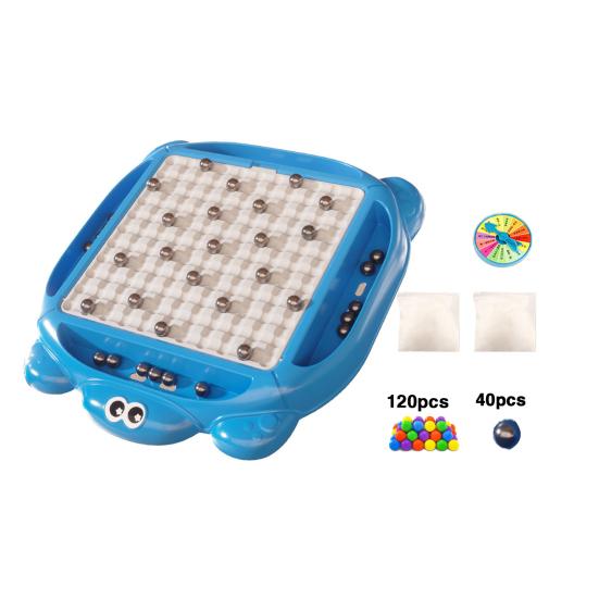 

1 комплект шахматной настольной игры с магнитным камнем и магнитным интерактивным фокусом для родителей и детей, обучение логическому мышлению для 2 игроков B