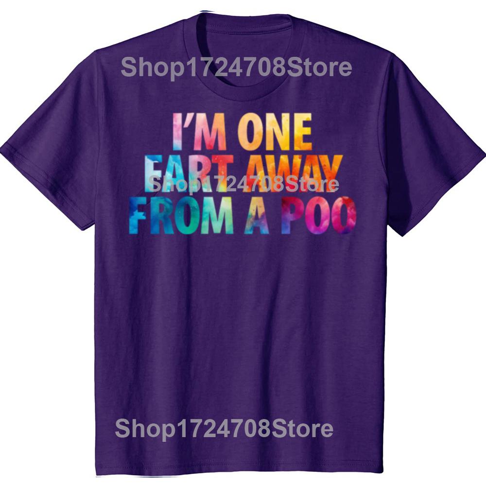 Vtipné Jsem Jeden Prd Od Hovna Grafická Trička Pánská Dámská Móda Ležérní Tričko 100% Bavlna Volné Nadměrné Tričko