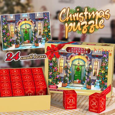 Compte à rebours 24 petites boîtes de puzzle, aventure immersive pour adultes, respectueux de l'environnement, amusant et polyvalent pour tous les âges