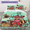 Slime Rancher-inspired Pattern Bedding,Quilt Set Quilt Cover Pillowcase Home Birthday Gift (1*duvet Cover+2*pillowcase,without core)XSJT0917187