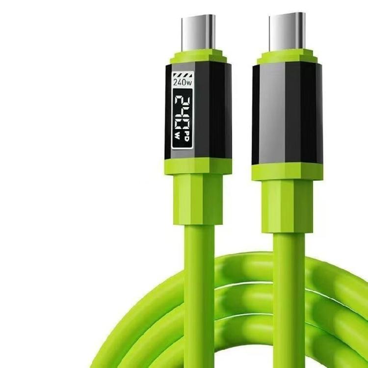240W Fast Speed USB C Charge Cable Reinforced Metal Connector Wide Compatibility Fast Charging Reliabled Data Transfer