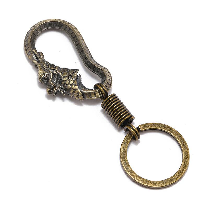 

Ретро Личность Мужской и Женский Брелок: Простой сплавной брелок против потери ключей, Креативный подарок для пар