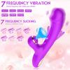 3 In 1 Retractable Vibrator Clitoral Stimulator Vaginal Sucking G-spot Massager Smart Heated Masturbator Female Sex Toys