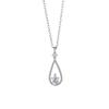 Minimalist and Niche 925 Sterling Silver Water Droplet Pendant Necklace for Women,  of Luxury Gold-plated Jewelry