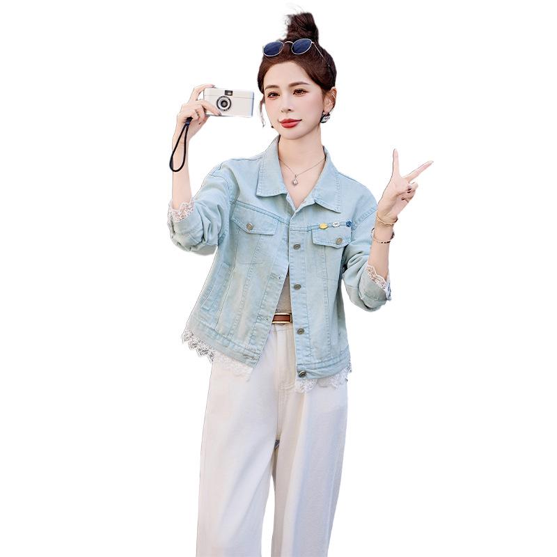 Spring 2025 Women's Versatile Short Denim Jacket: HJ2525