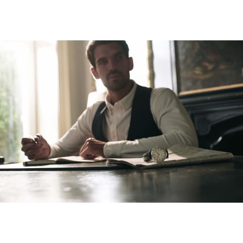 Orient Star RK-AU0002S Men's Elegant Classic Automatic Watch, Made in Japan, with a 2-Year Manufacturer's Warranty, White and Silver