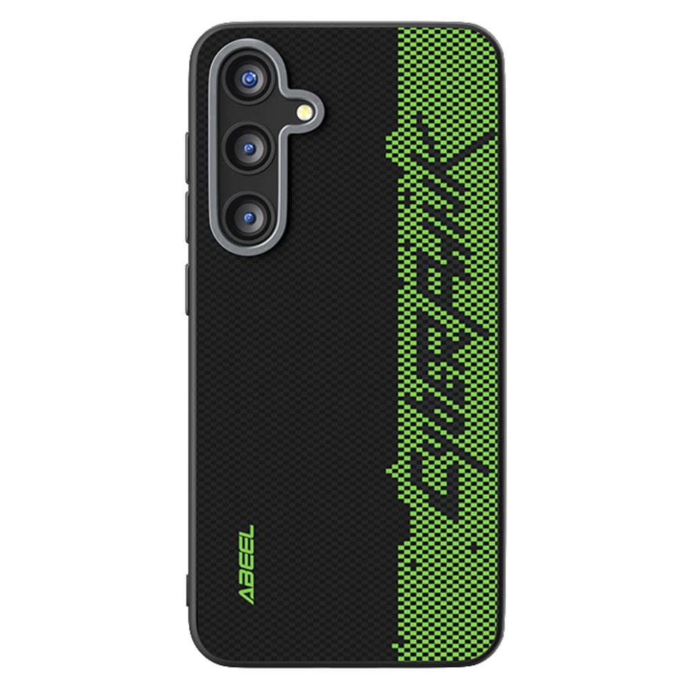 ABEEL Θήκη Για Samsung Galaxy S25 FE Συμβατή με MagSafe Εκτυπωμένη PC TPU Κράμα Αλουμινίου Δερμάτινη Θήκη Τηλεφώνου