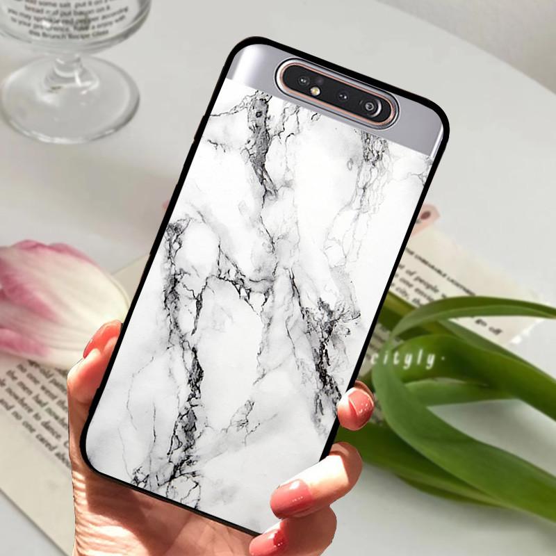 Per Samsung Galaxy A80 Custodia A 80 Antiurto Morbida TPU Silicone Copri Telefono Per Samsung Galaxy A80 Funda A80 2019 Capa Cartone Animato