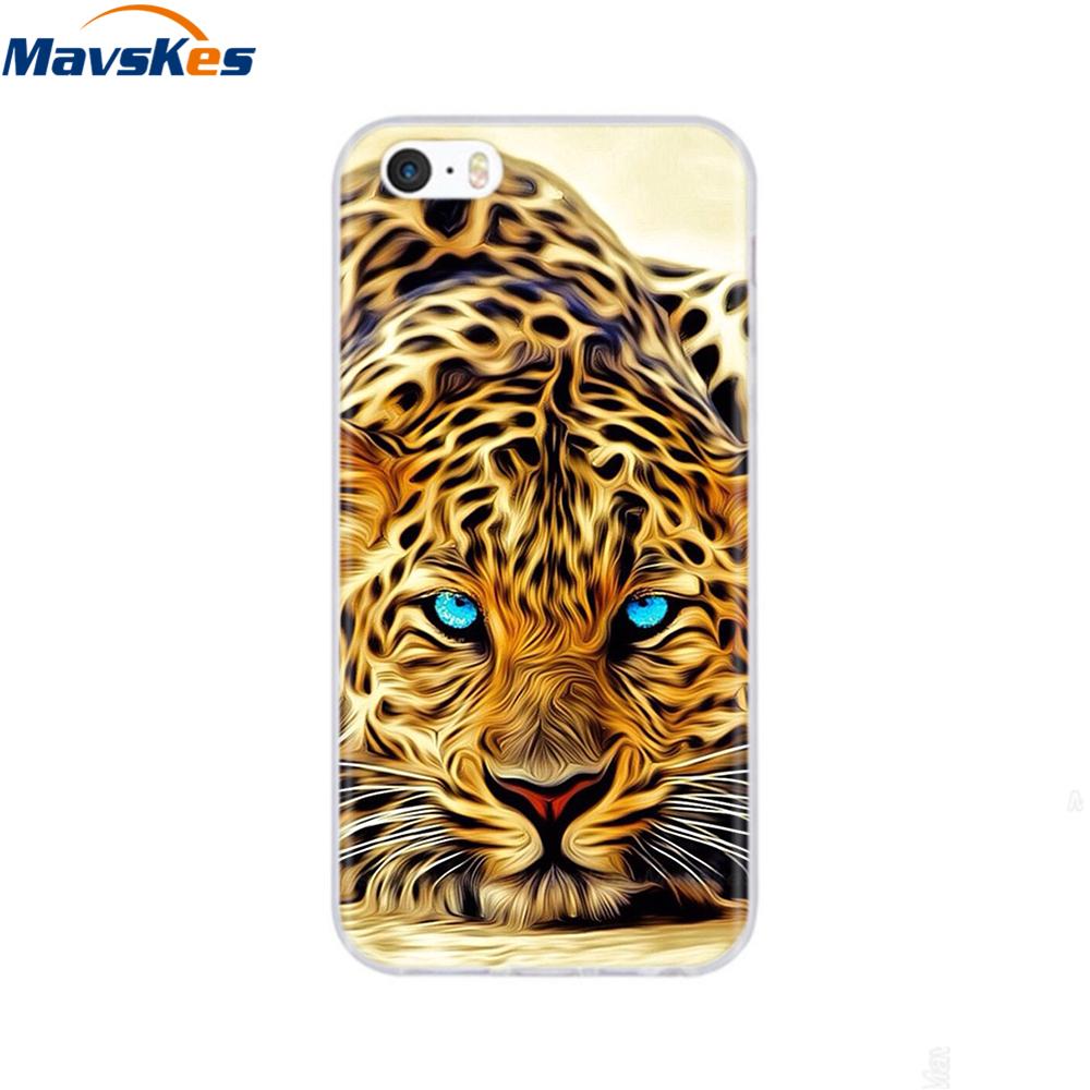 soft tpu case for iPhone 4 4s 5 5s SE 6 6s cute cartoon cat flower fashionable silicone phone case cover full protective coque