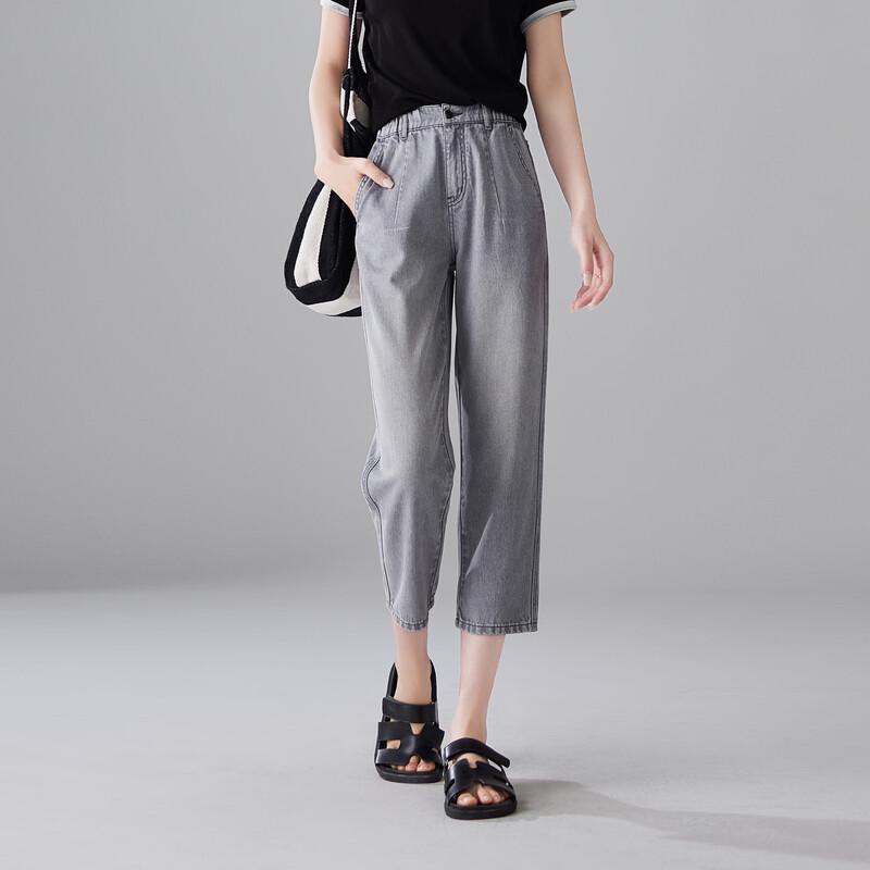 

SOFSIL Women s Slim-Fit Cropped Cigarette Jeans S