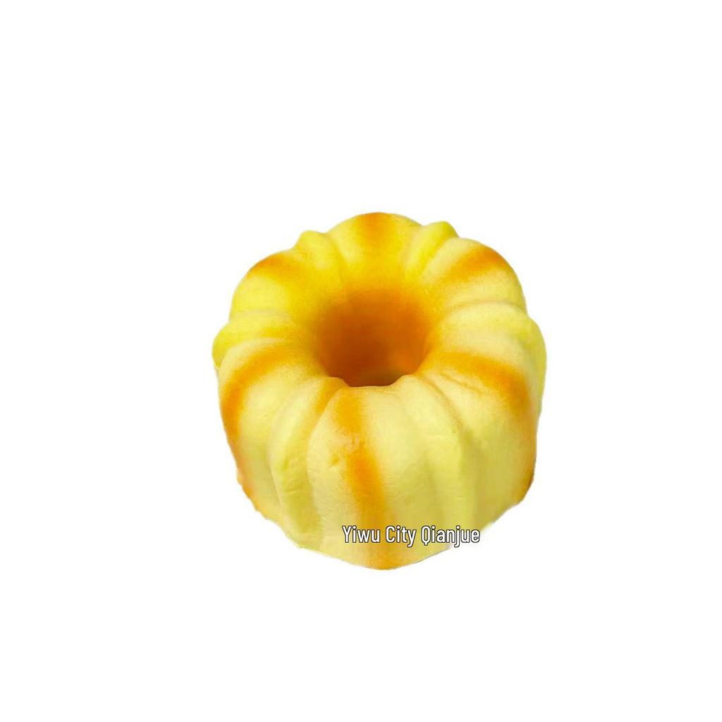 Simulated Bread Squeeze Toy for Stress Relief and Display