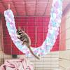 60cm Hamster Swing Rope Soft Hanging Rat Toy Hammock Sugar Glider Climbing Rope  Guinea Parrot