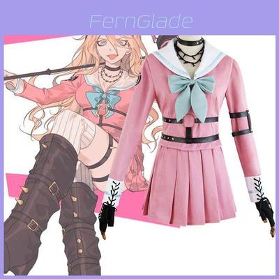 Danganronpa V3 Iruma Miu Cosplay Kostuum Pak Elegant Volledige Set Voor Feesten