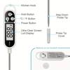 1pc-Food Thermometer Digital Kitchen Meat Cooking Thermometer Food Probe Barbecue Electronic Oven Kitchen Tools (No Battery)