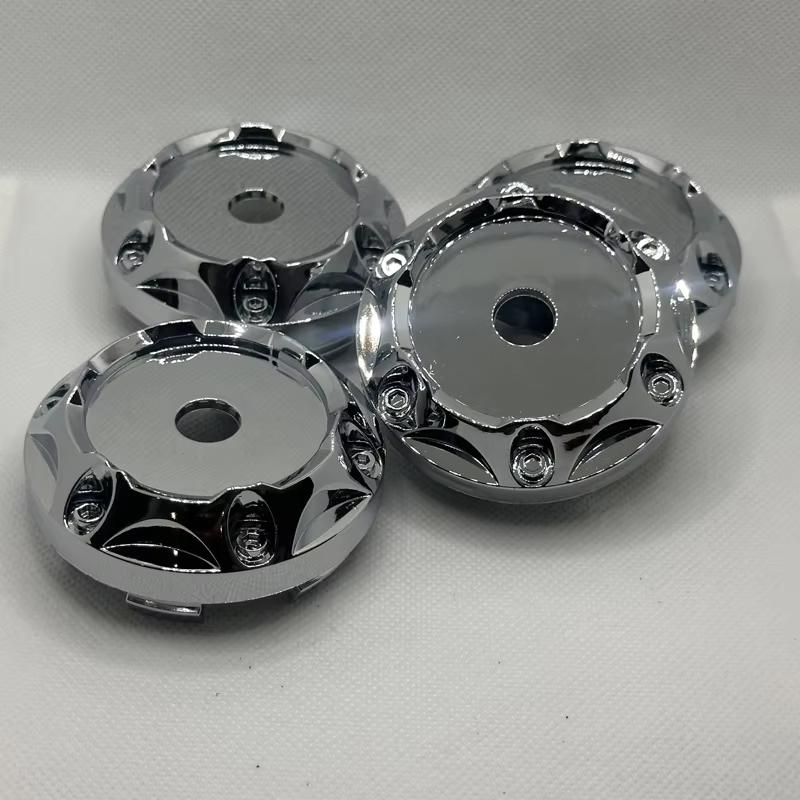 4Pcs/Set 68mm Fit 45mm Logo Car Vehicle Wheel Rim Center Hub Cap Cover No Logo Rim Hubcap Chrome ABS Plastic Car Wheels Parts