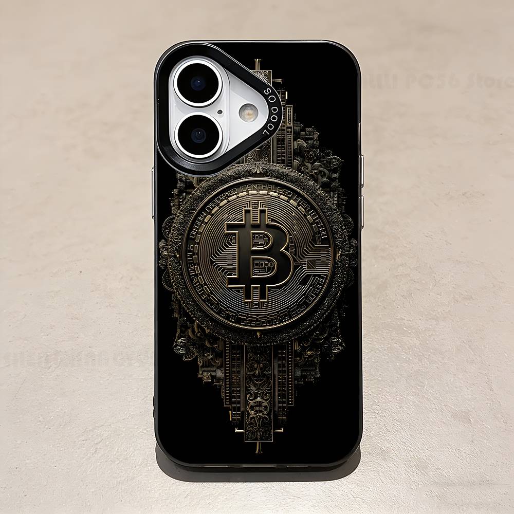 

Logo Bitcoin Phone Case For IPhone 17 16e 16 15 14 13 12 Pro Max X XR XS MAX Back Cover iPhone14ProMax