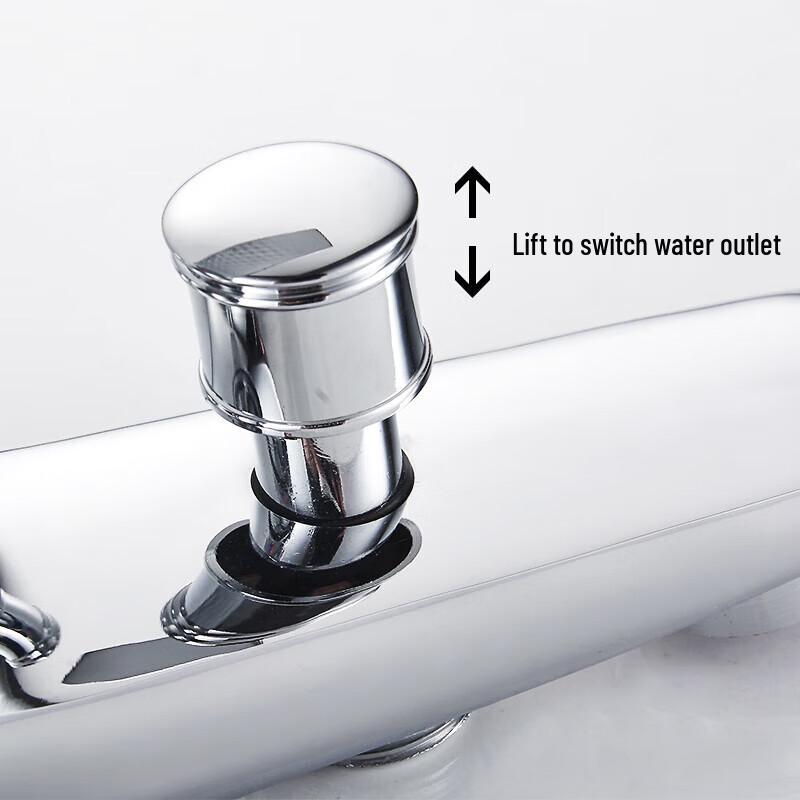 Jingzhouyuan Concealed Wall-Mounted Bathtub Mixer Faucet
