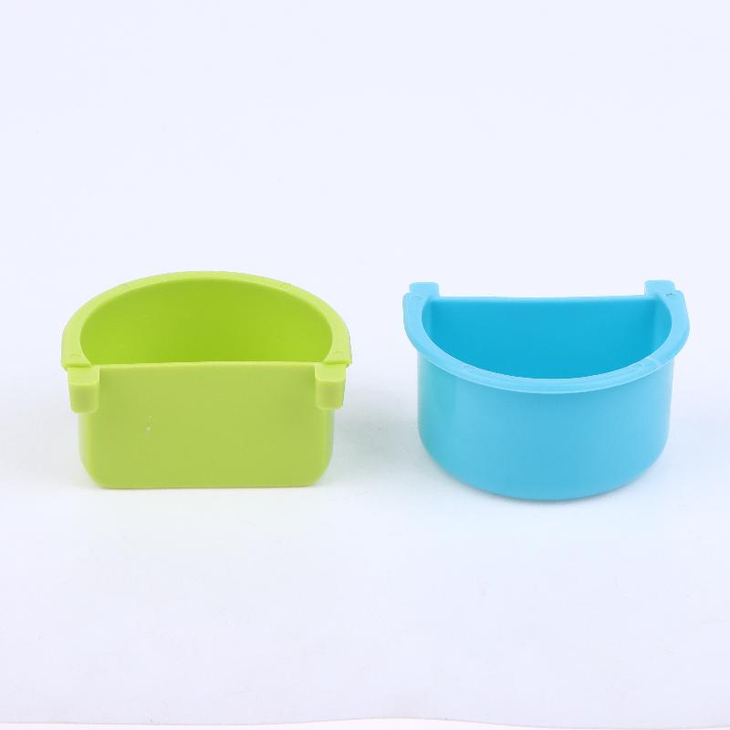 New 5pcs Bird Food Feeding Dish Easy To Install Bird Cage Feeder Bowl For Small Animals Budgie Parrot Parakeets Lovebirds