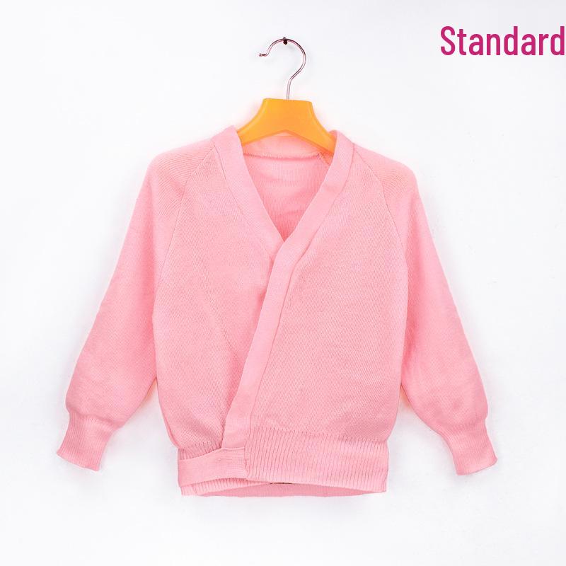

Toddler Girls Knitted Ballet Cardigan - Long Sleeve Sweater Shawl 150 (Height 140-155CM) розовый