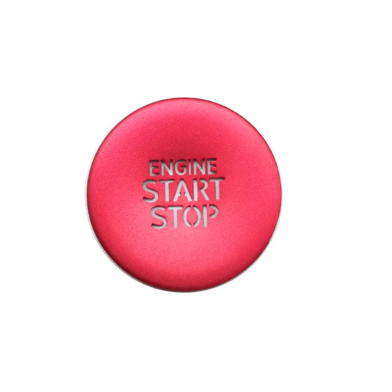 Car Stop Engine Push Button Cover For Hyundai Tucson Elantra Stop Switch Cover Trim Interior Aluminum Alloy Accessories