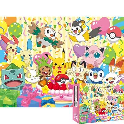 Pokemon Yapboz 100 Parça Eğlenceli Parti Zamanı Büyük Parça, Kore popüler bulmacaları