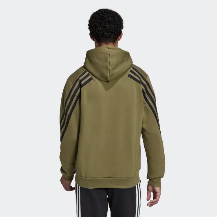 Adidas Future Icons Warm Comfortable Hooded Jacket Men Jacket Olive-Green H21553