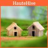 Adorable Resin Moss Micro Landscape Decor Wooden House Cute Diy Craft Ornament