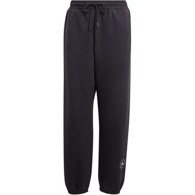 Współpraca Stella McCartney FW24 Logo Marki Modne Kieszeń Boczne Luźny Splot Spodnie Sportowe Damskie Spodnie Czarne IW6320