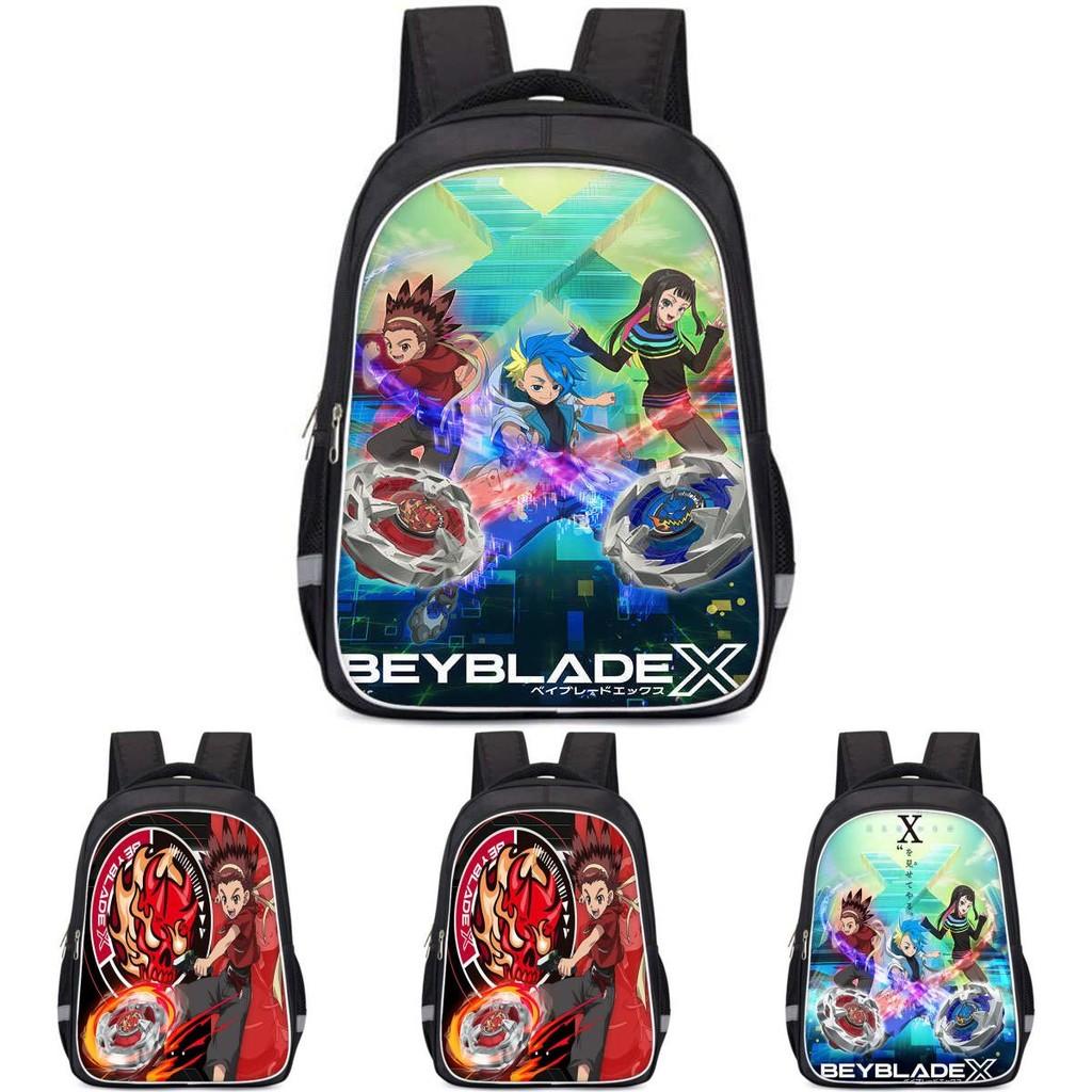 Beyblade X Large Capacity Backpack Lightweight Oxford Bag For School Essentials
