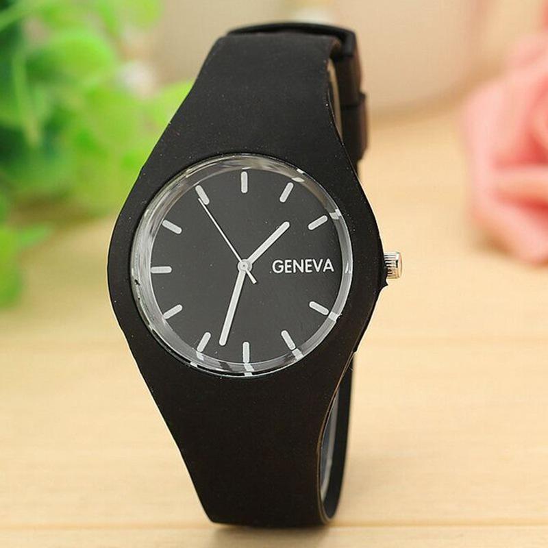 Trendy Unisex Paar Uhren Trendy Kinder Frauen Genf Männer Heißer Verkauf Silikon Analog Koreanische Sport Uhr Gelee Uhren Hohe Qualität Student Unisex