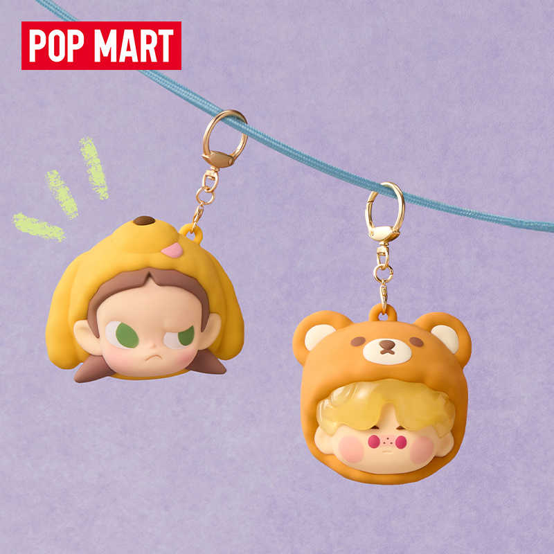 New POP MART Bubble Sprout Pajama Party Series Headphone Bag 1 72 Blind Box Products Single Mystery Box/Full Box 6 Pcs PPMT-2504-0031