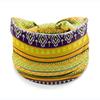 European American Women's Hair Band African Print Pattern Wide Edge Elastic Knot Sports Yoga Headband Women's Headwear Hair