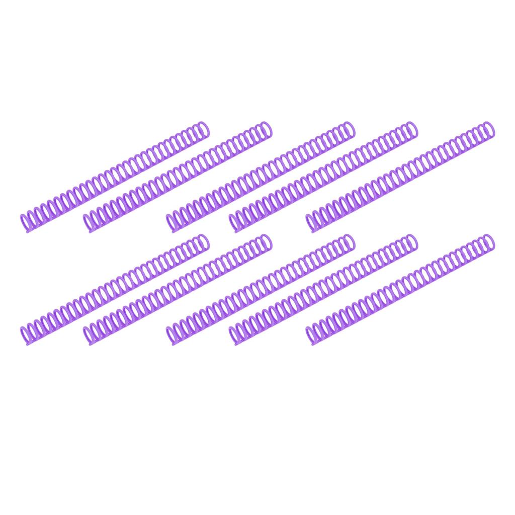10PCS Plastic Binding Spines 19mm 30 s Comb Compatible with B5 Paper Size 150 Sheets Capacity