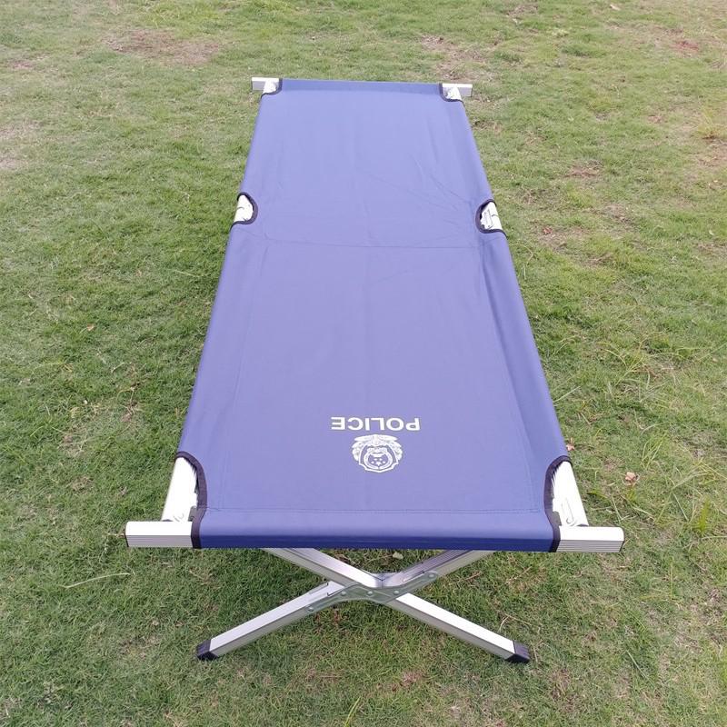 Aluminum Alloy Folding Outdoor Bed for Lunch Breaks and Military Use