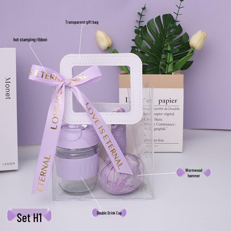 Elegant Dual-Use Water Cup Gift Set