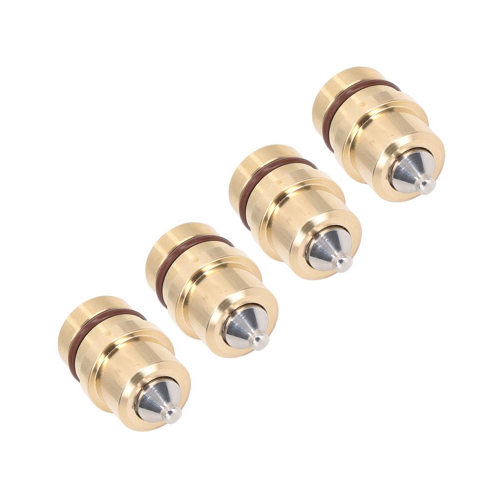 4PCS Excavator Joystick Control Valve Rubber Sealing Brass Alloy Steel Heat Resistance Pusher Valve for Bulldozer