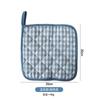 1Pc Plaid Cotton Heat Resistant Home Kitchen Baking Tool Insulation Microwave Glove Insulation Holder Pad