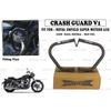 Black Crash Guard V1 "Fit For Royal Enfield Super Meteor 650"
