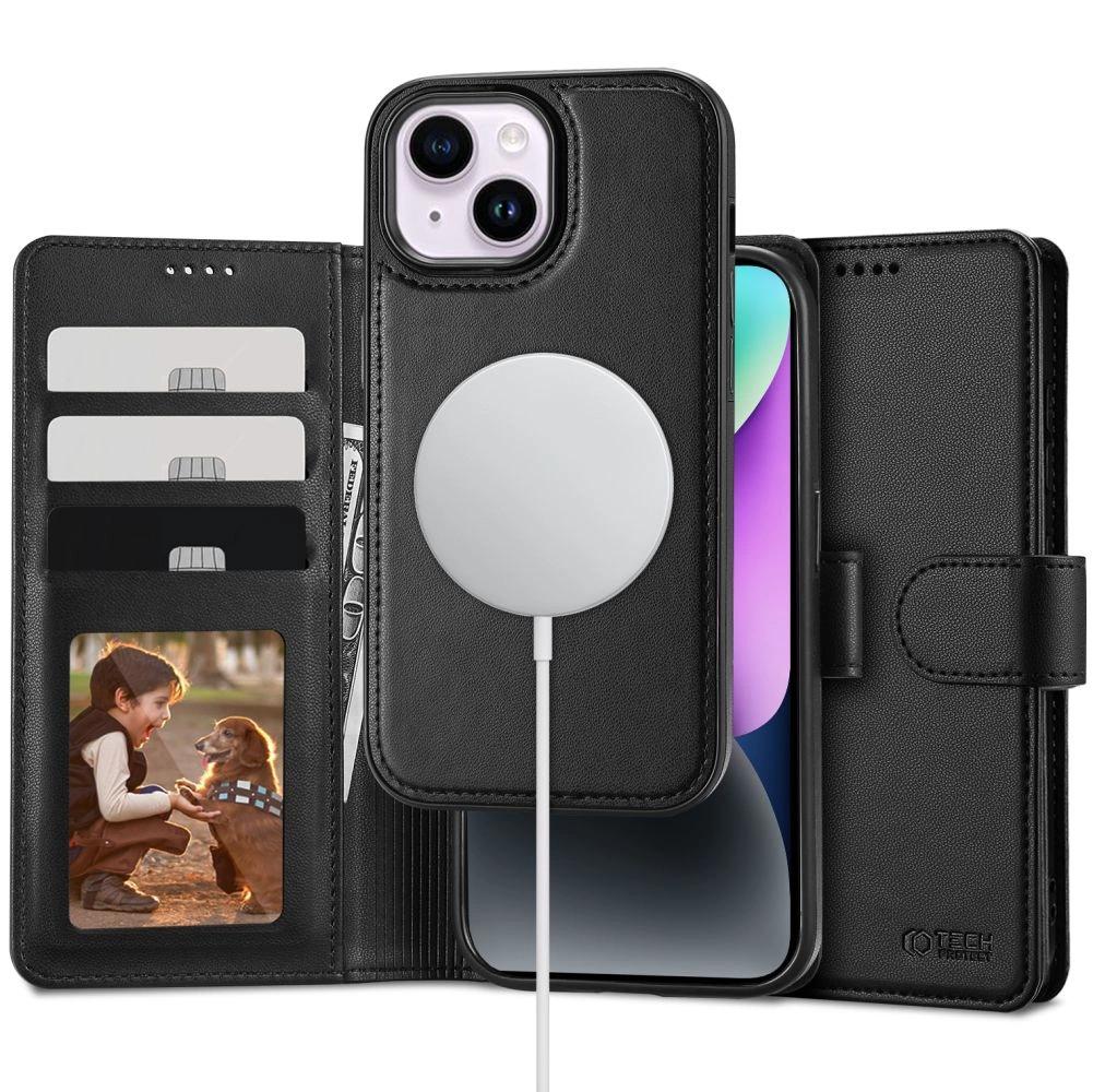 Capa Tech-Protect Wallet Magsafe para iPhone 14 - Preto