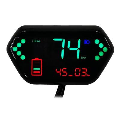Electric Bicycle LED Display With SpeedoMeter Gauge Bike 48V-60V 72V Indicator