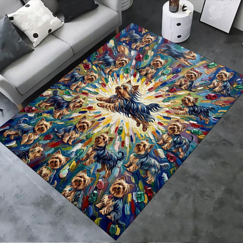 

2025 New Cute puppy Carpet Rug for Living Room Bedroom Home Sofa Decoration,Kids play Non-slip Floor Mat 40x60cm( 15x23in )