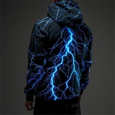 New Retro Lighting 3d Print Hoodie Men Women Fashion Hoodies Sweatshirt Boy Coat Women Sweats Street Oversized Tracksuit Teens