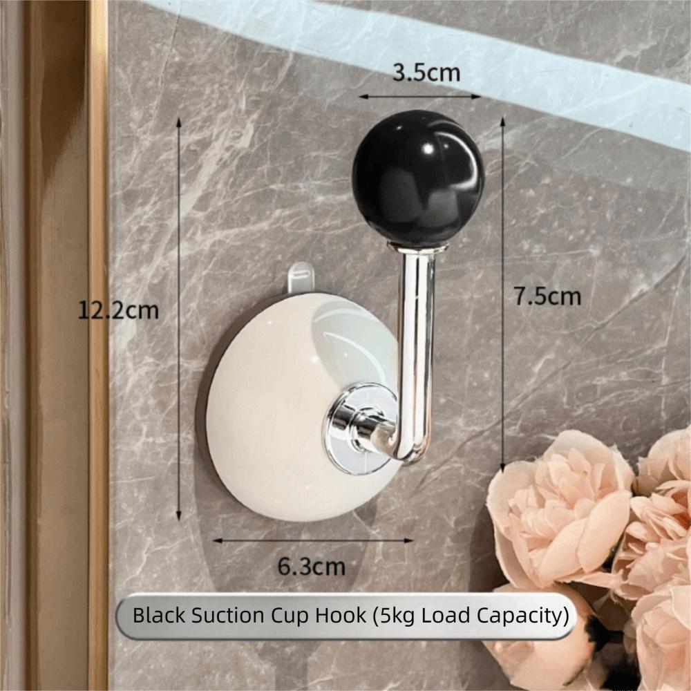 Punch-Free Hair Rings Hanger Wall Mount Hanging Headband Holder Scrunchie Organizer  Coat