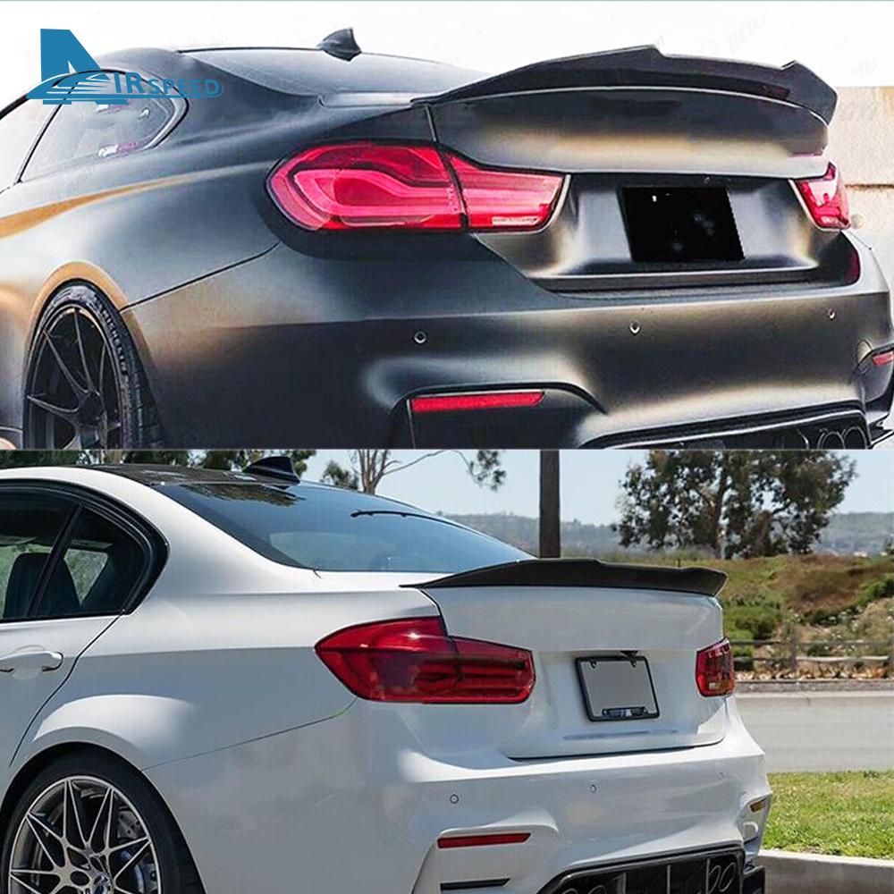 Gloss Black PSM Style Rear Trunk Spoiler Wing Lip for BMW F30 3 Series 2012-2018 F80 M3 2015-2018